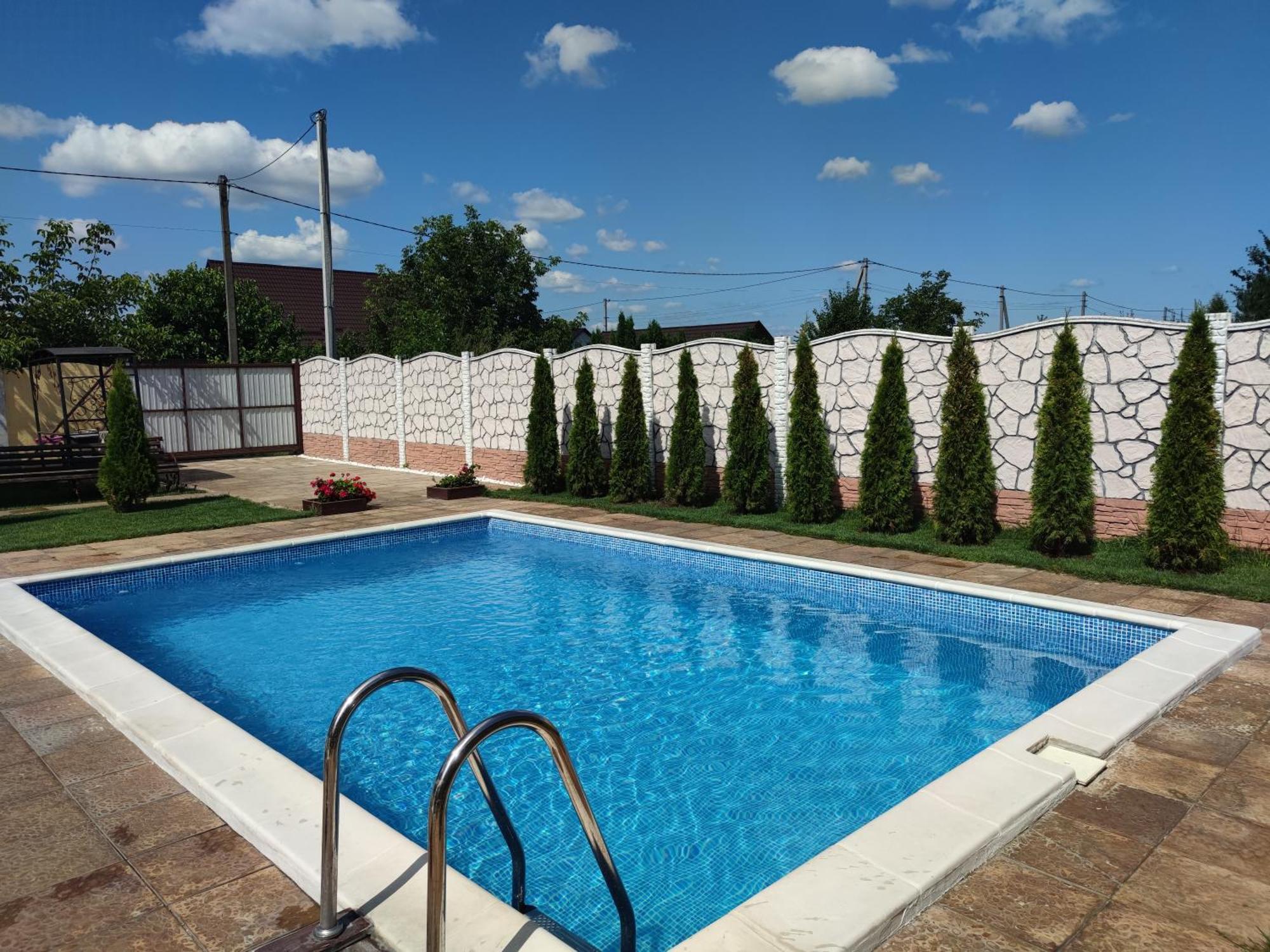 Villa Дом С Бассейном И Сауной Boryspilʼ Exterior foto